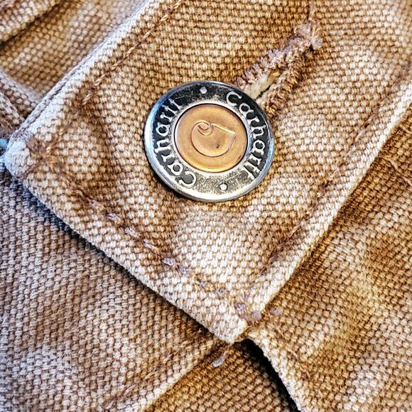 Carhartt Mens Double Knee Duck Canvas 32x29 Thrashed Distressed Streetwear - Picture 8 of 9